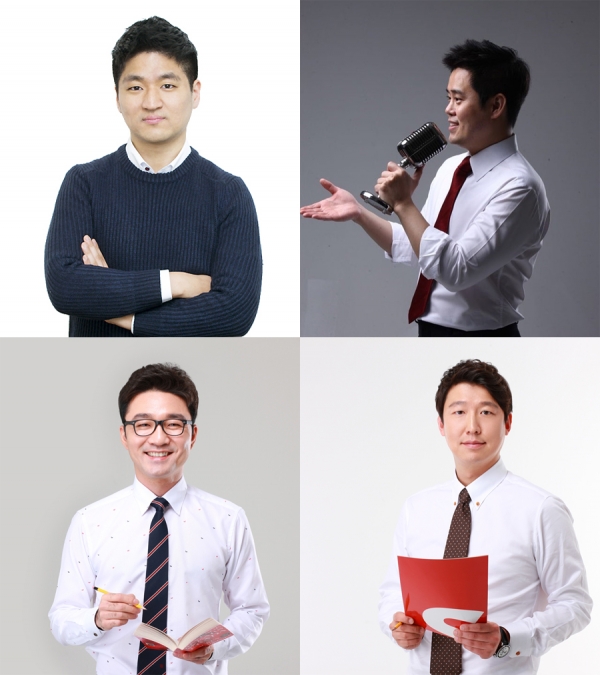 시계방향으로 좌측부터 권준영-안정영-윤성훈-윤장섭 컨설턴트(가나다 순) ⓒ잡코리아